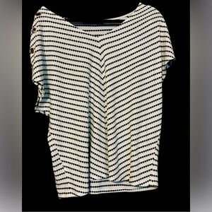Bellidini Striped Black and White Women's Top